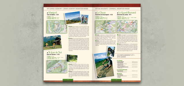 Pages du guide des activits du Massif des Aravis